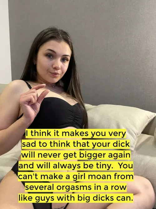 It's always happening to tiny losers?