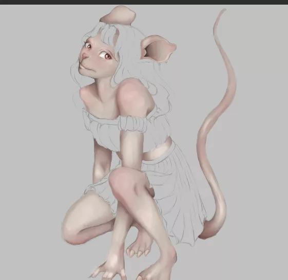 it's coming out great ><