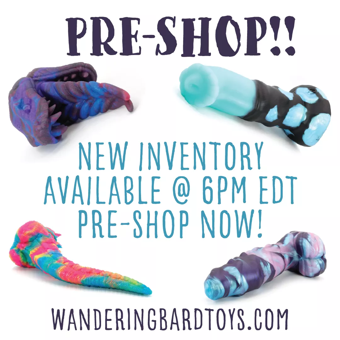 It's drop day at wanderingbardtoys.com!