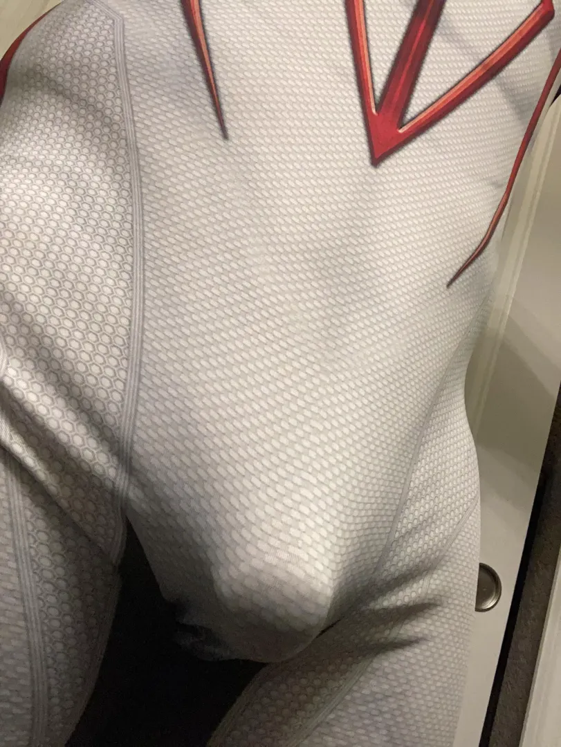 It’s hard hiding this in the suit