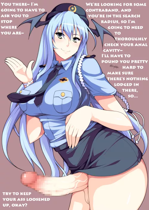 It's just a routine cavity search. Just have to 