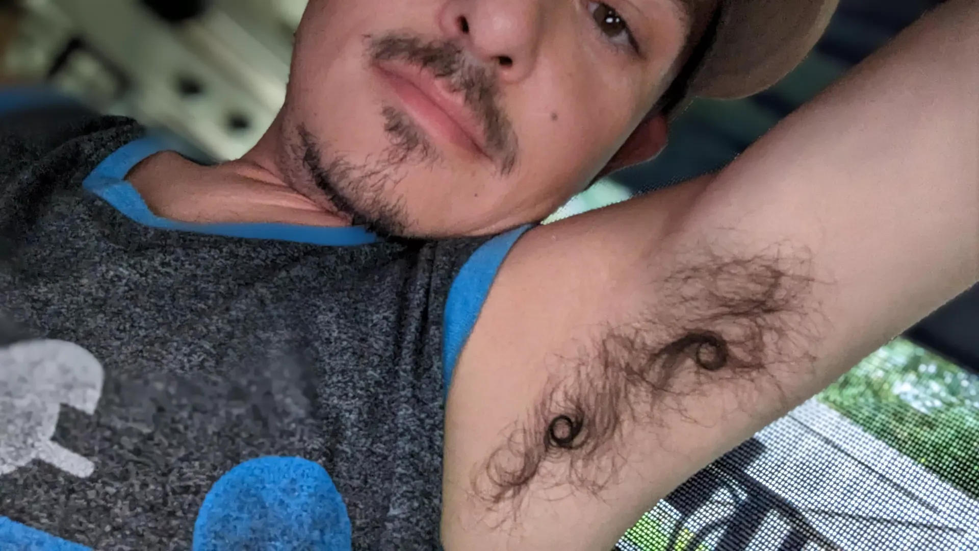 It's like two sprial galaxies and nebulae waiting to collide with your face. Should I shave my facial hair? Real question!