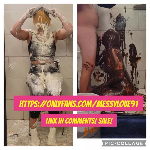 It's payday!!! Cum watch me reveal my face and get covered in tons of mess! 💕
