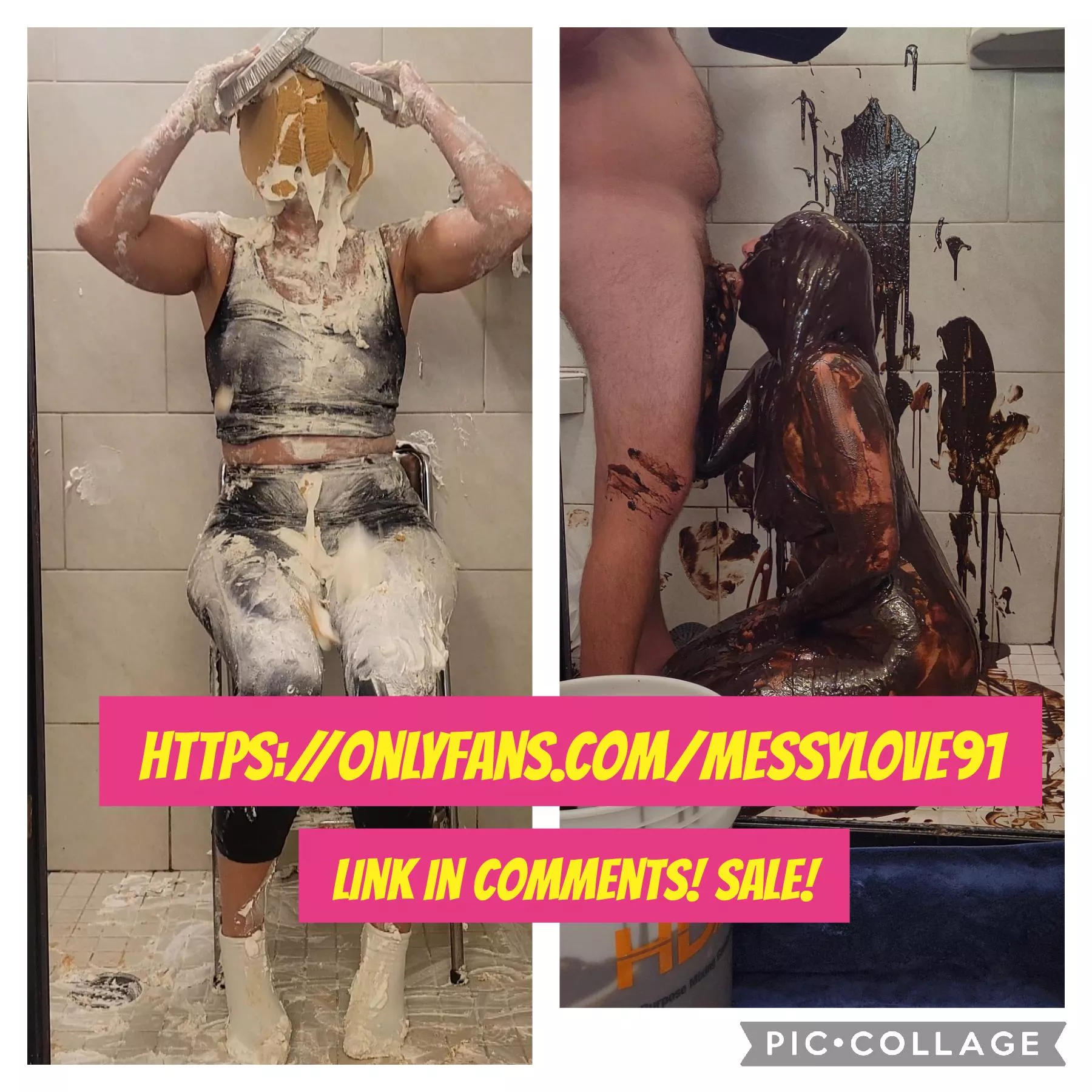 It's payday!!! Cum watch me reveal my face and get covered in tons of mess! 💕