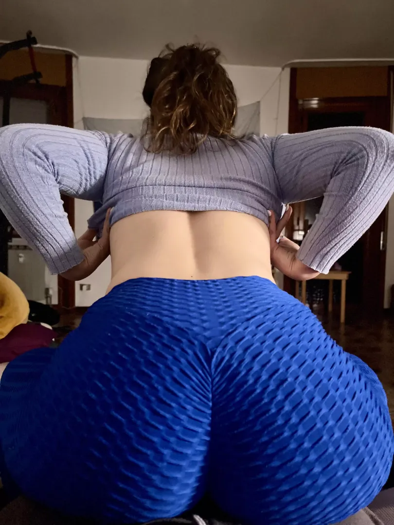 It’s so big after the workout 🍑