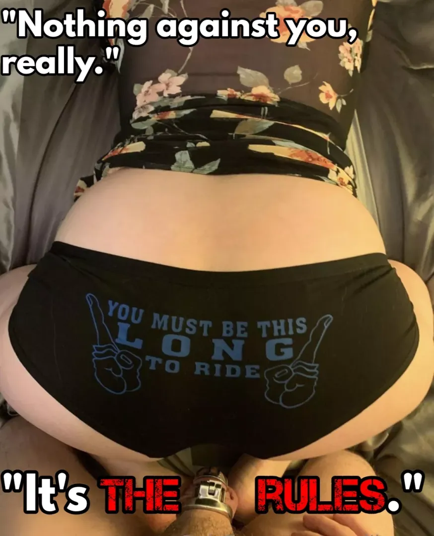 It's the Rules