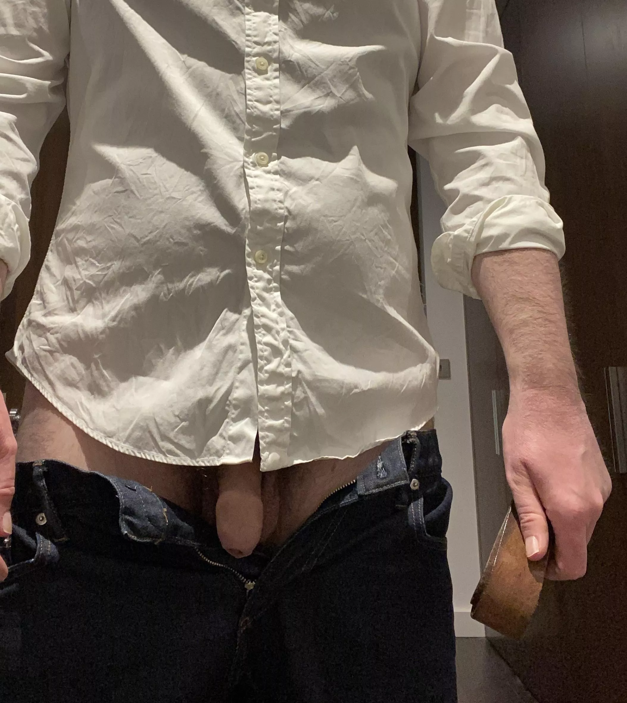 I’ve already decided on no underwear, just need to decide now if I need a belt or not (43)