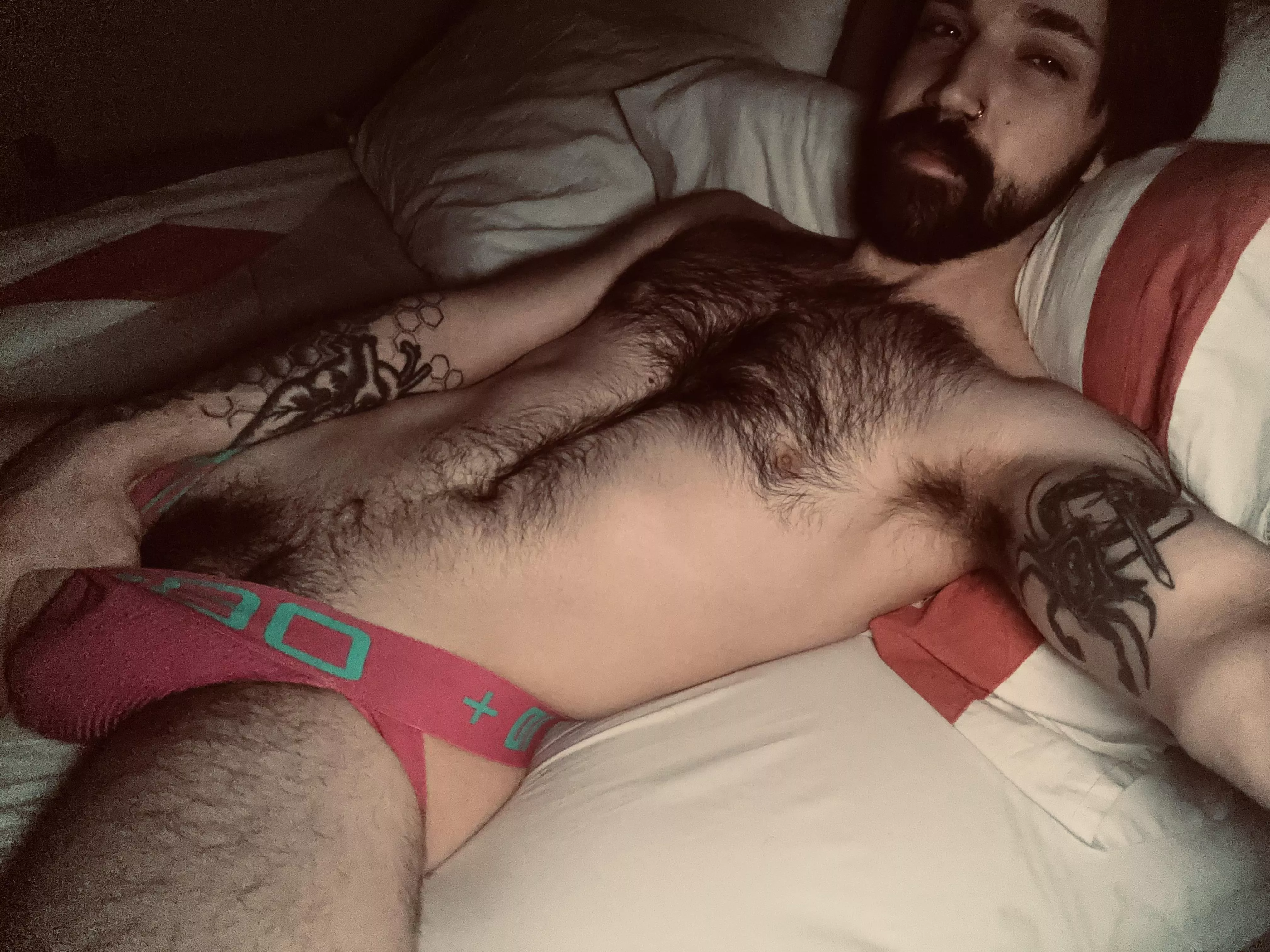 I’ve been converted to wearing jocks and thongs most of the time now 