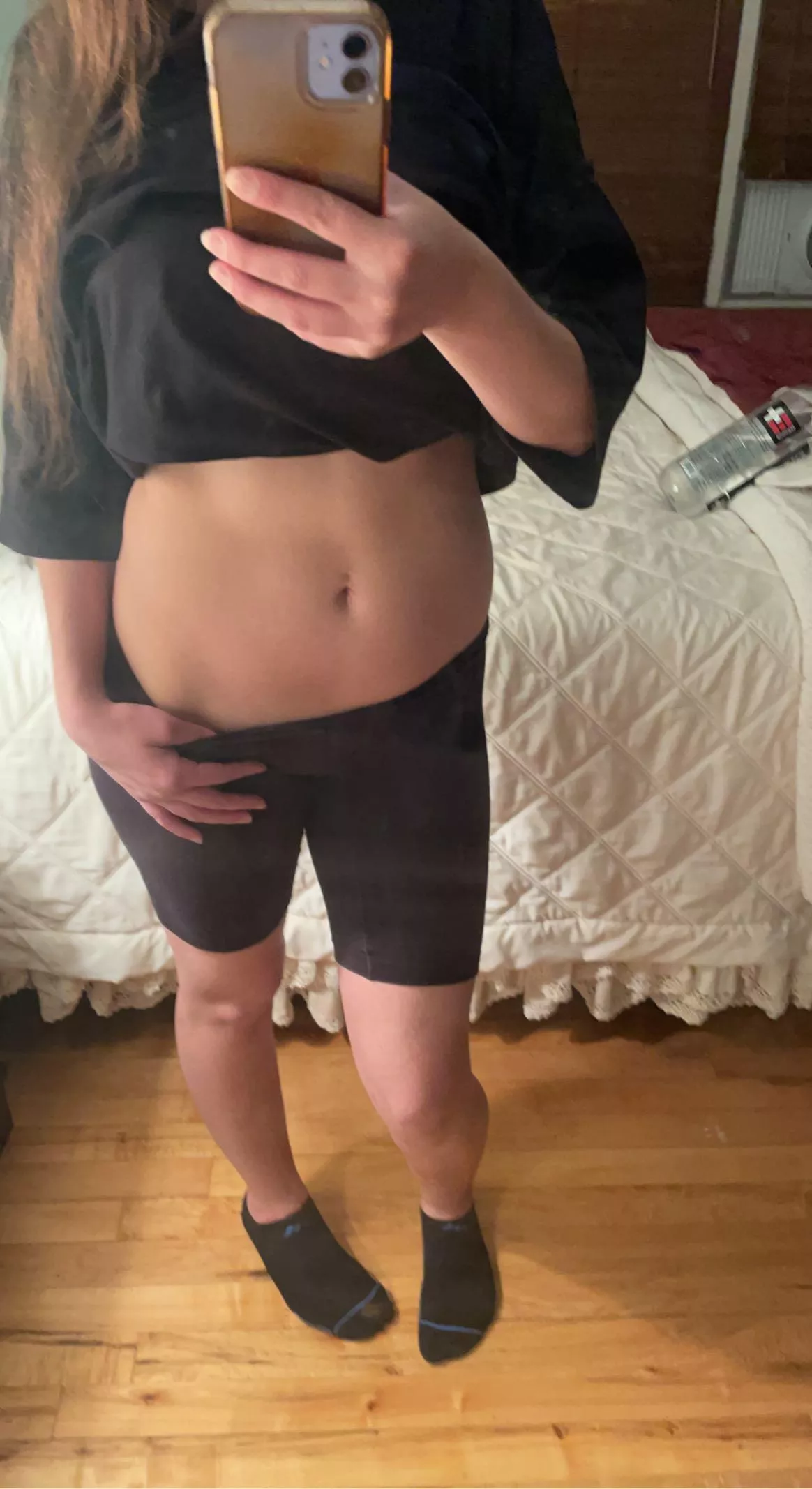 I’ve been Working on my abs more and more, they are just now starting to show.. this is only the begging!
