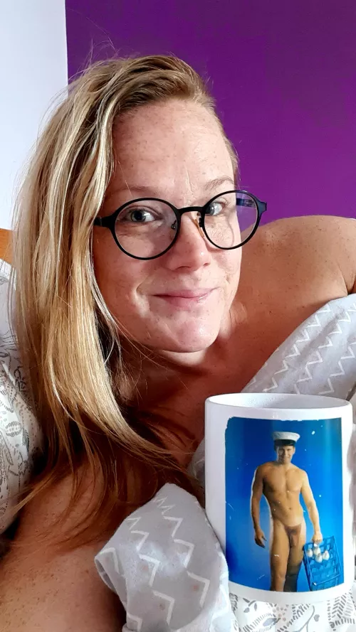 I've got a sexy sailor for company this morning