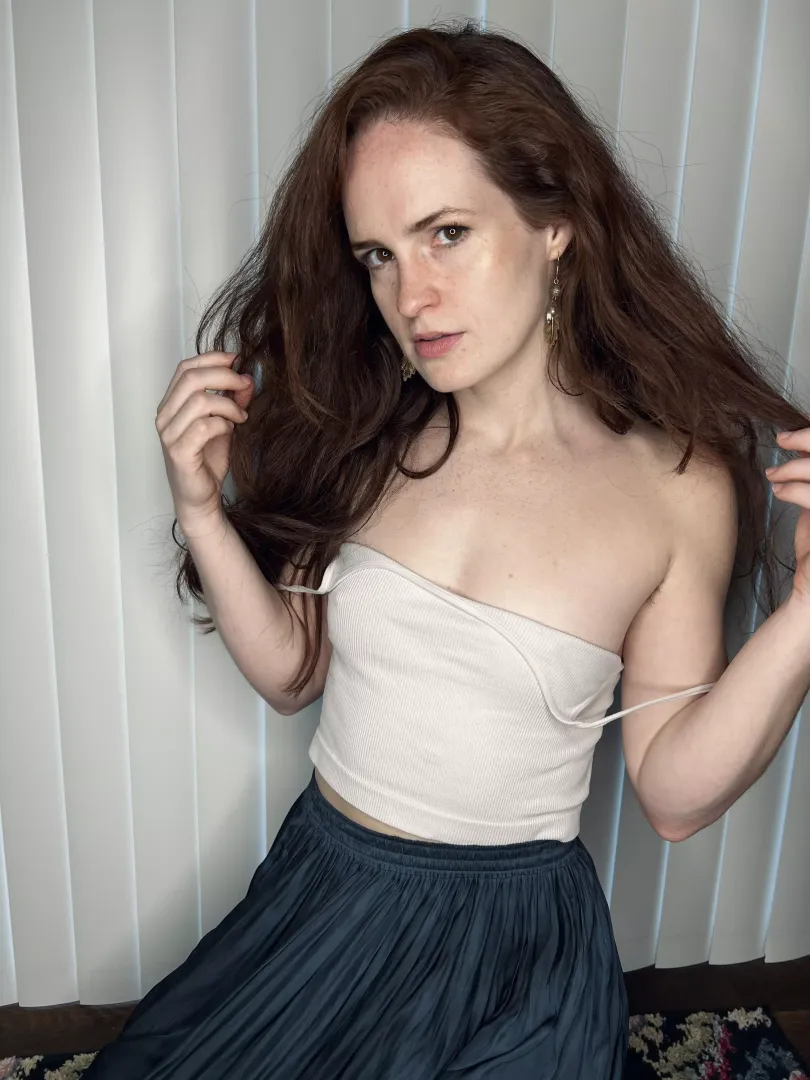 I’ve got freckles and a look that will bring YOU to your knees