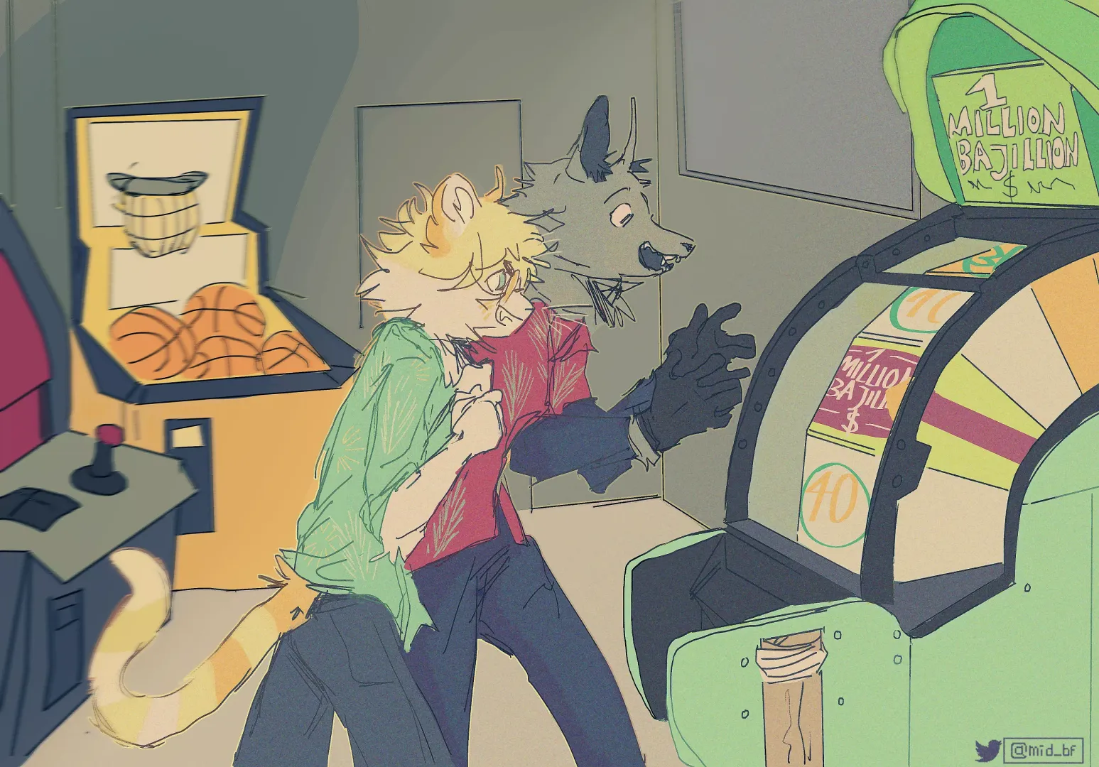 jackpot! (art by me, @mid_bf on twitter)