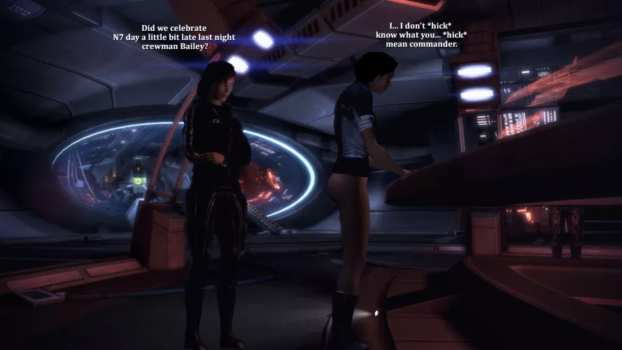 Jane Shepard - Crewman Bailey vs N7 Day. (Rastifan)