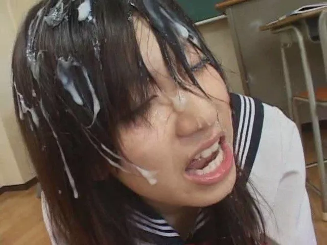 Japanese hair bukkake