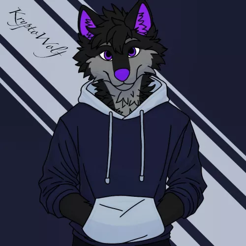 Jasper the wolf. Done by me. 
