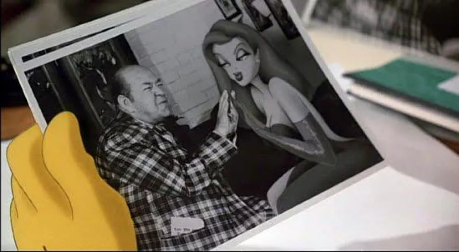 Jessica Rabbit caught playing 