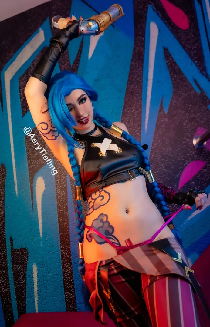 Jinx from League of Legends by Aery Tiefling [OC]