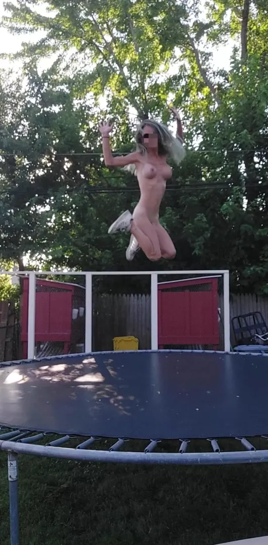 Jumping into Saturday naked like