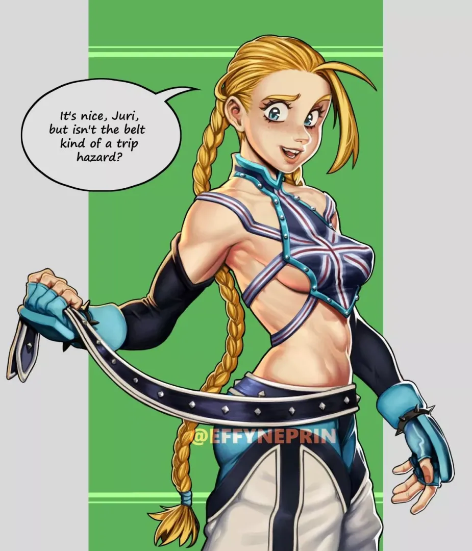 Juri made Cammy a new outfit! (@EffyNeprin) [Street Fighter]