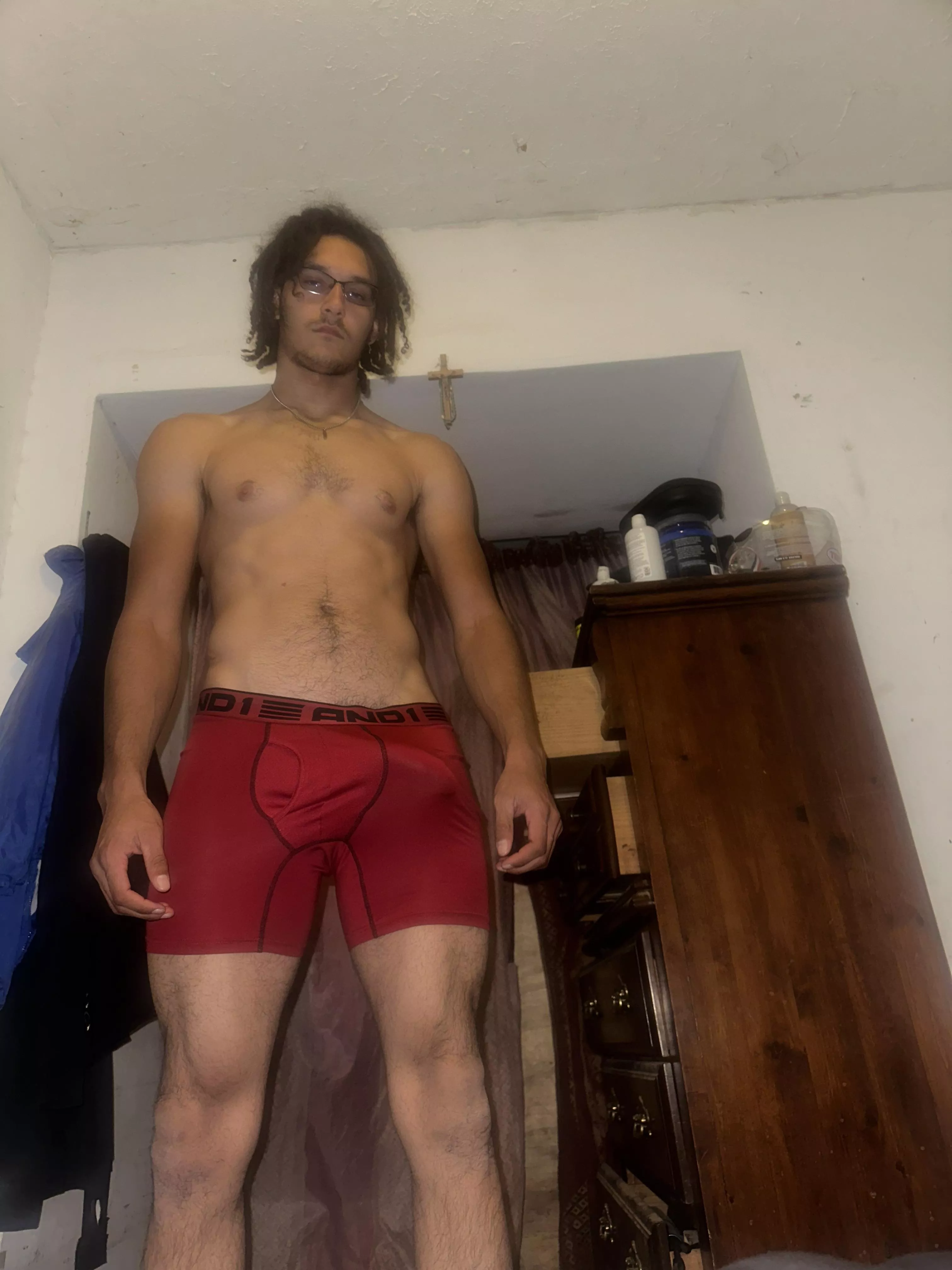 Just a big cock in normal briefs