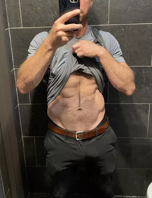 Just a dad about to get wild in a public bathroom [45]