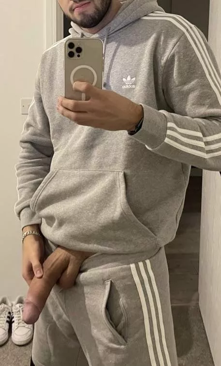 Just a dad taking his big cock out…