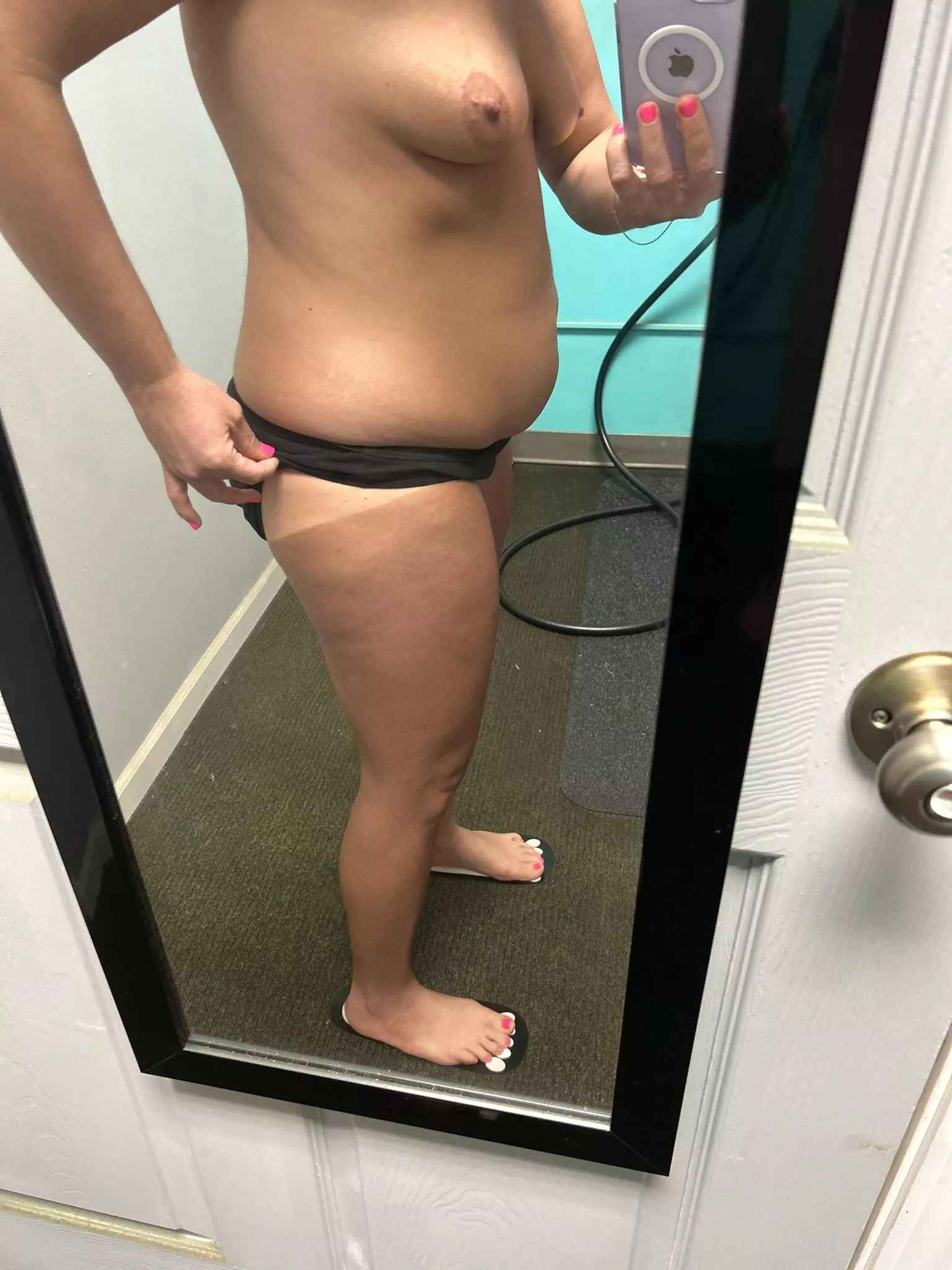 Just a girl with a spray tan