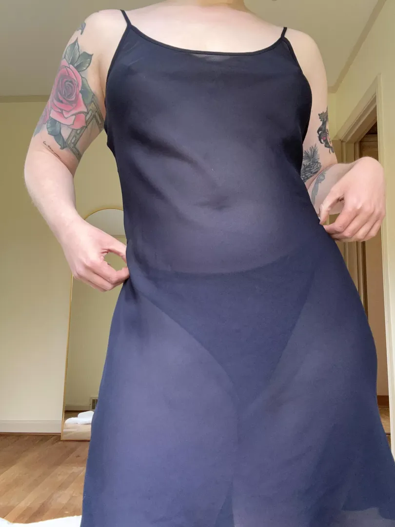 Just a little blue dress