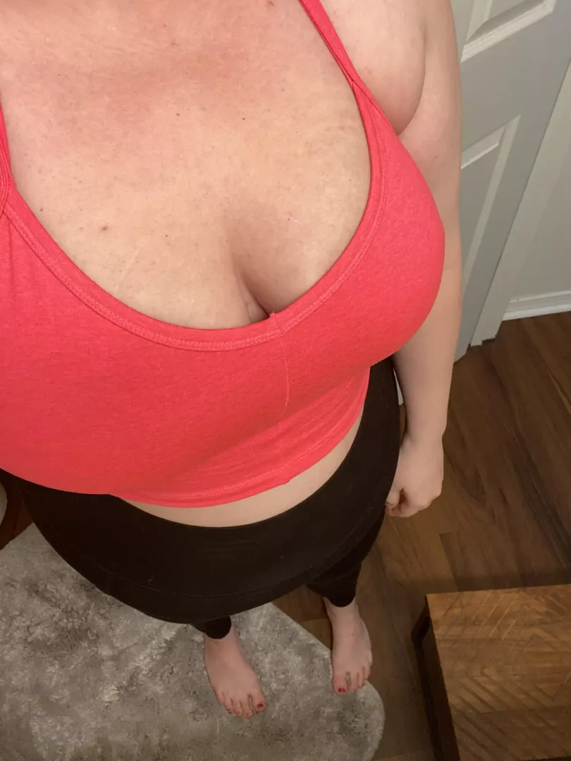 Just a little cleavage 