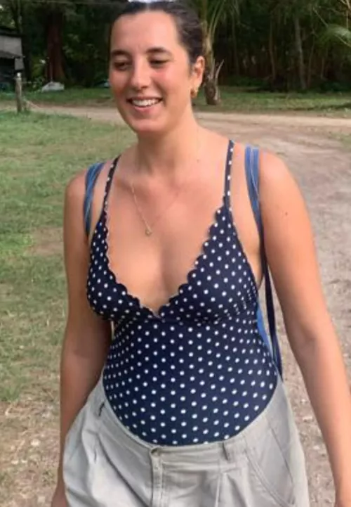 just a little cleavage