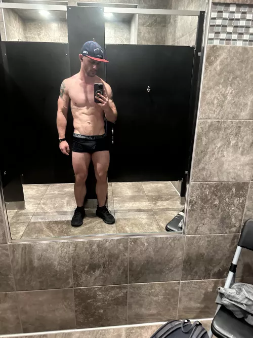 Just a little locker room bulge [27]