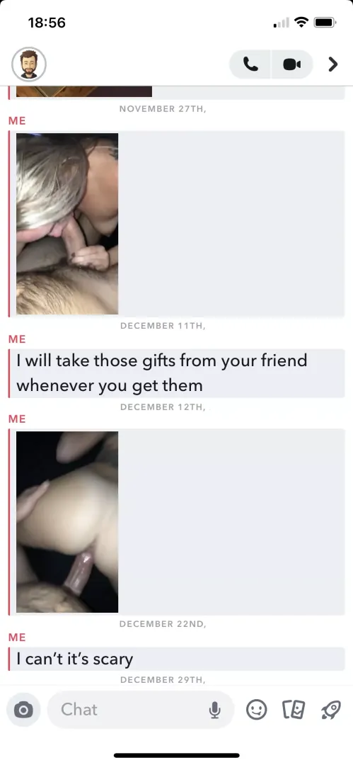 Just a little snapchat fun I sent my husband