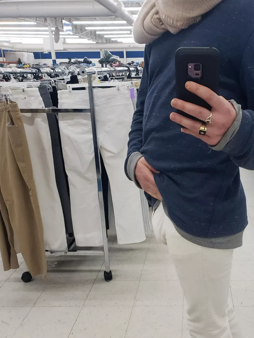 Just a tall skinny dude flashing my curvy features.