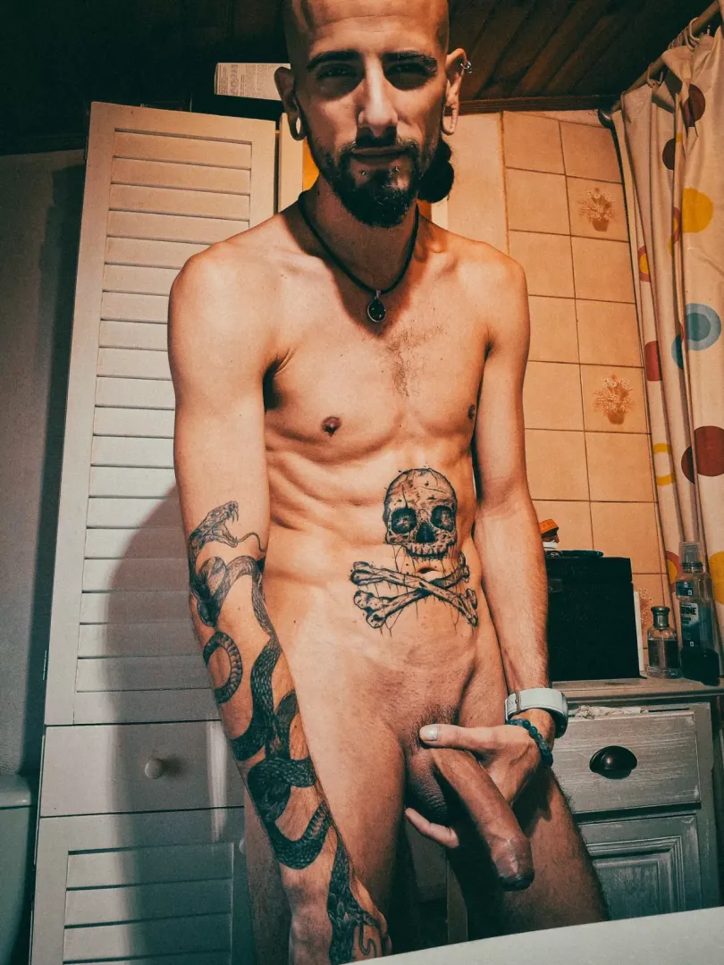 just after shower