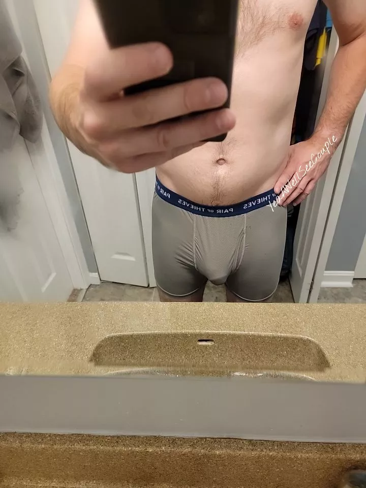 Just before work