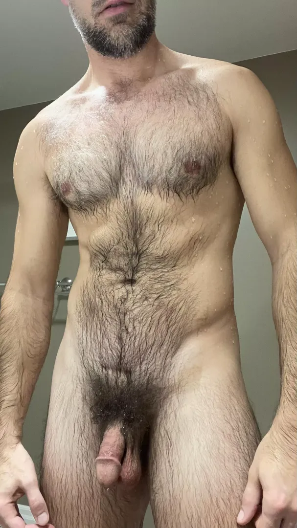 Just dropping after a shower. Wanna dry me off?