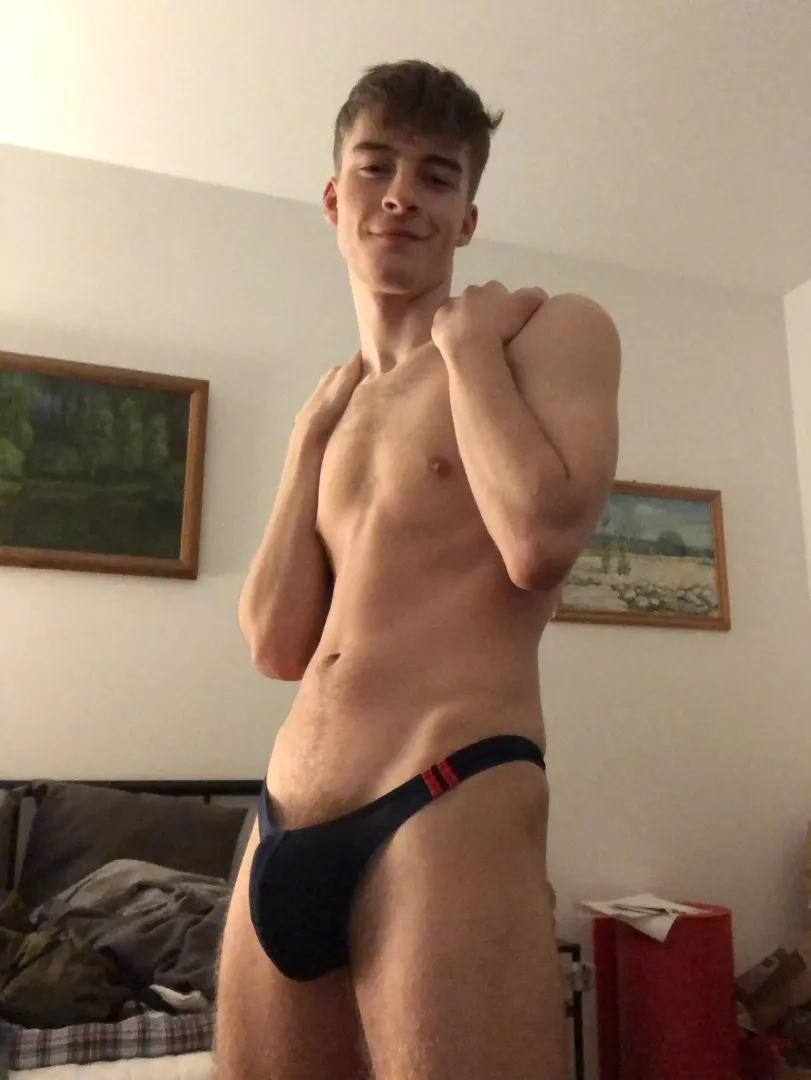 Just enough to keep it in