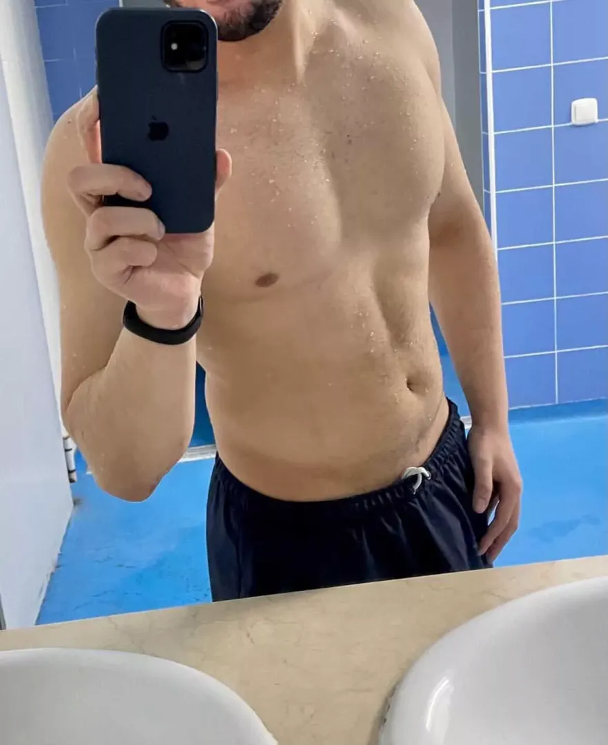 Just finished my swi[m]ming routine
