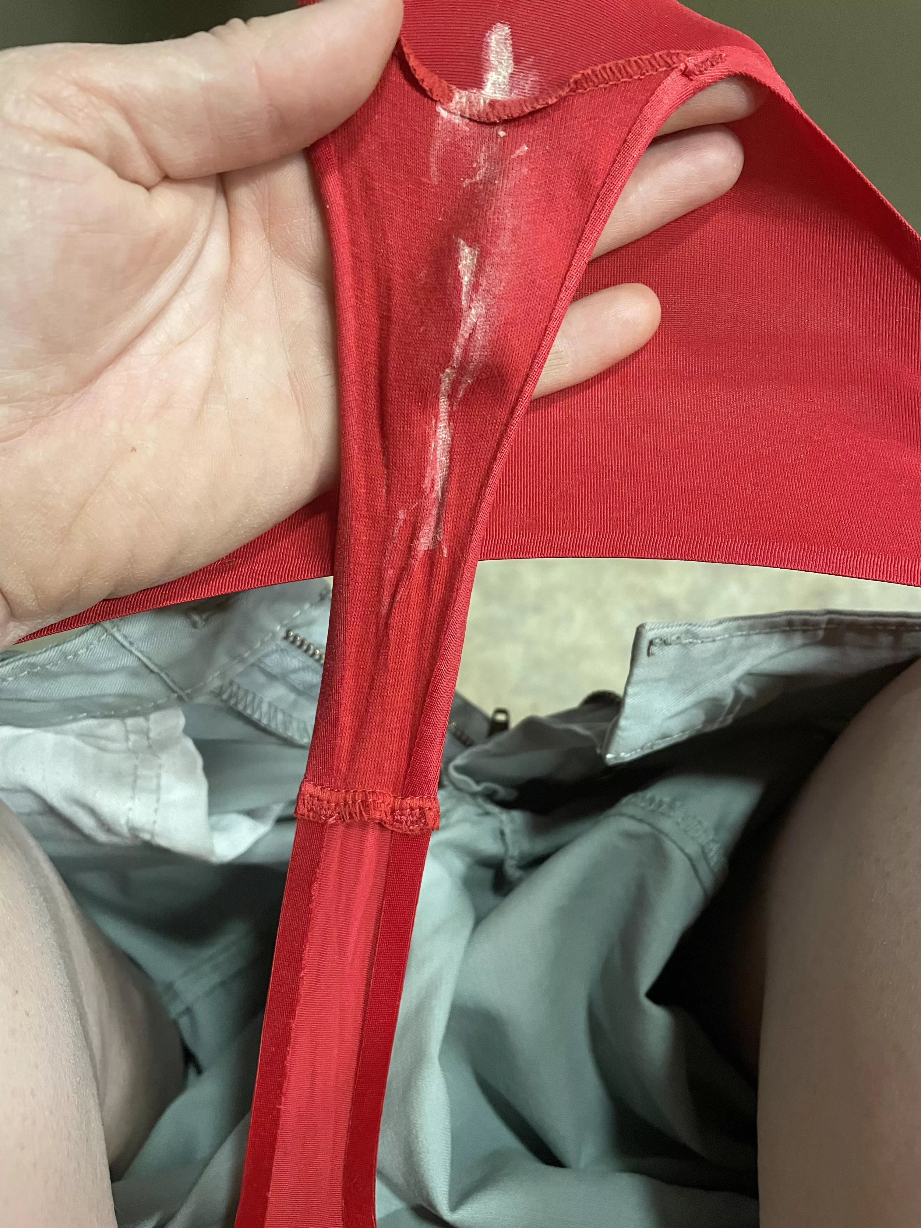 Just getting started - already smelling them through my pants 😏