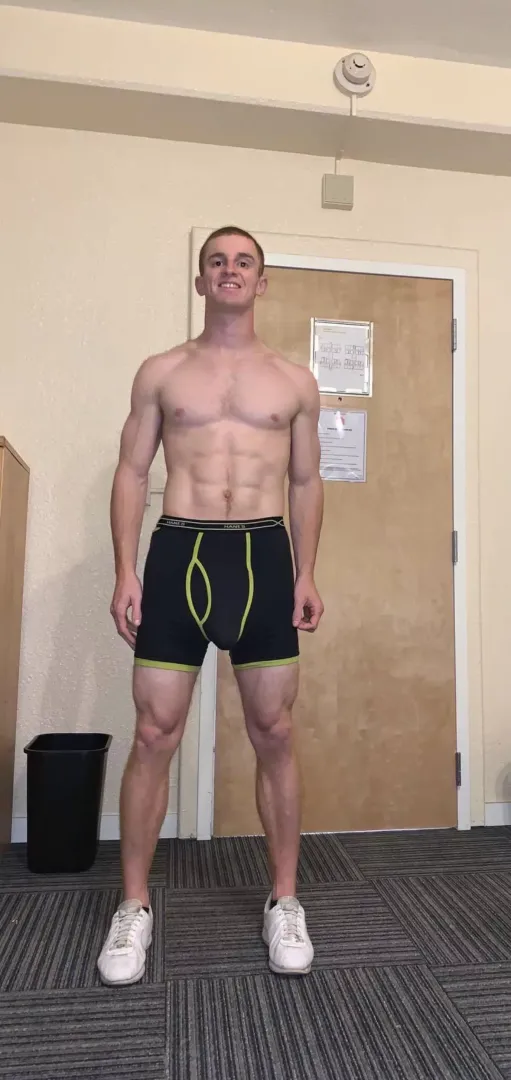 Just got done working out legs, can you tell?!