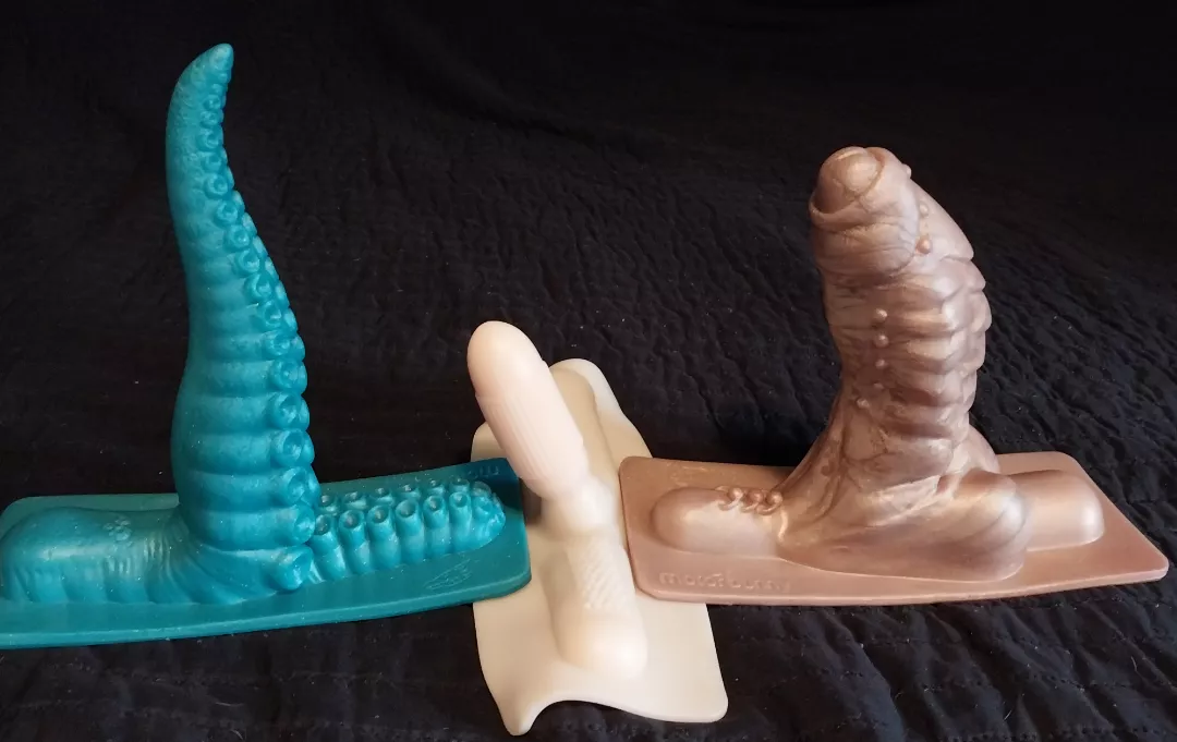 Just got my two new BD and MB collab toys in the mail! Oh boy, my pussy is excited!
