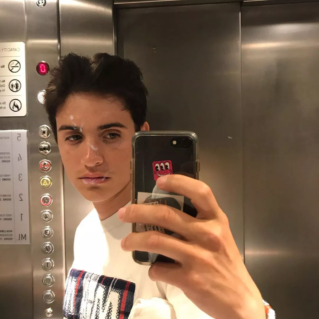 Just left a hotel with a stranger's cum dripping down my face