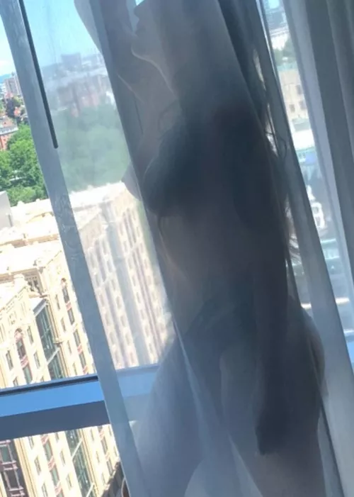 Just lounging over the city