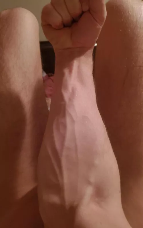 Just my forearm