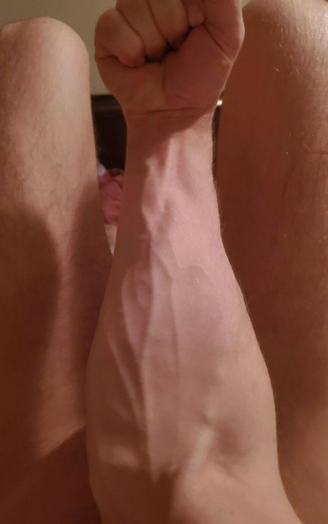 Just my forearm