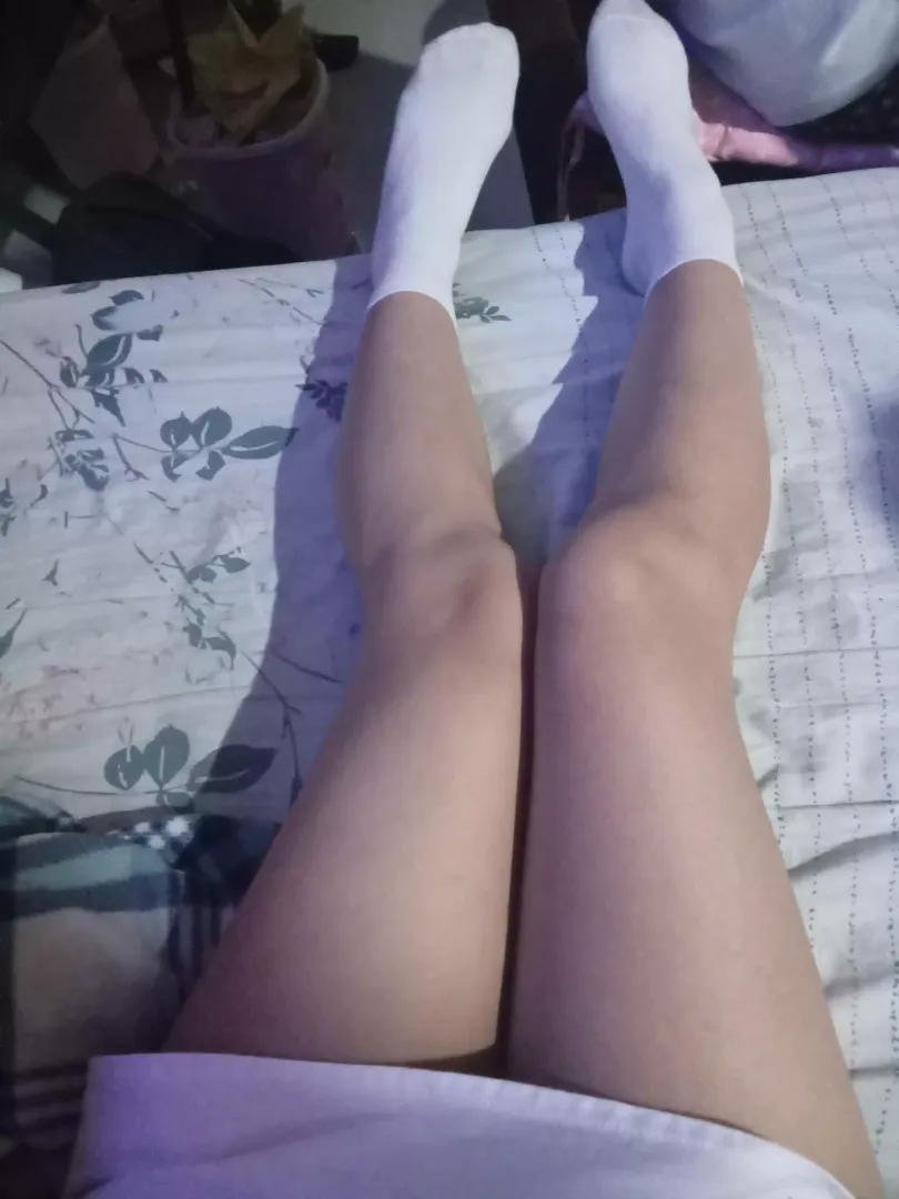 just on the bed