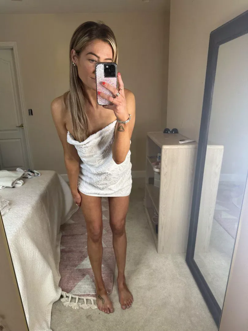 Just out of the shower and ready for some fun...