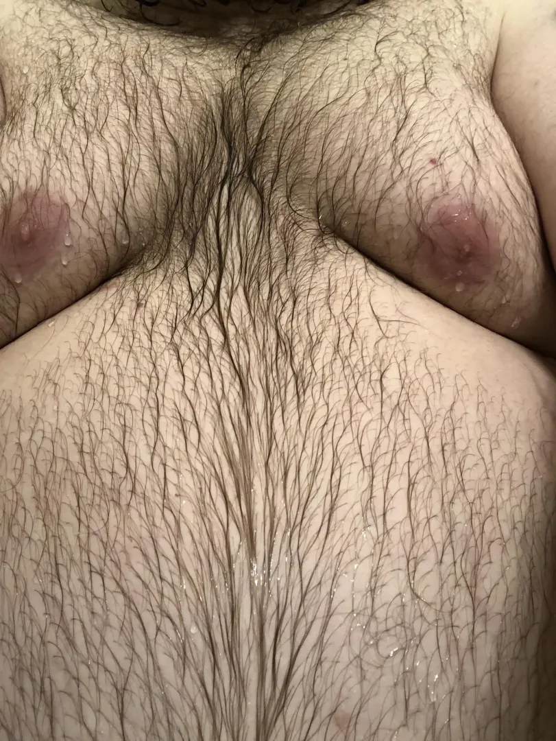 Just out the shower