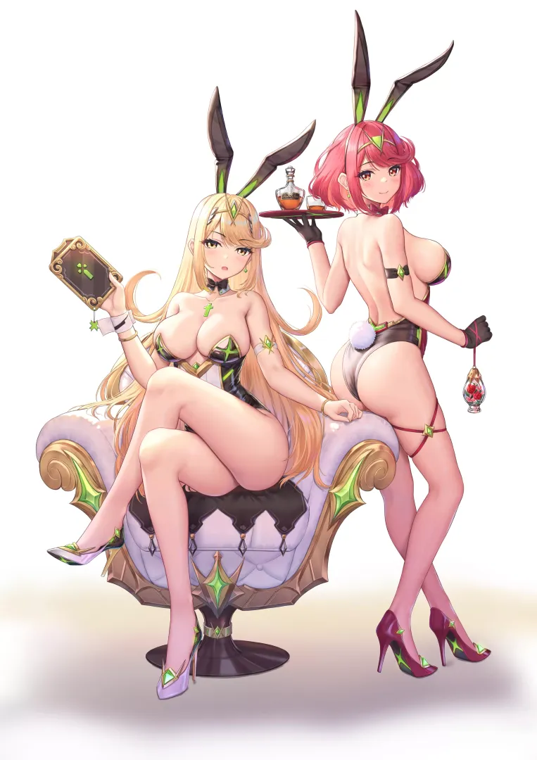 Just Pyra and Mythra... looking hot as always.