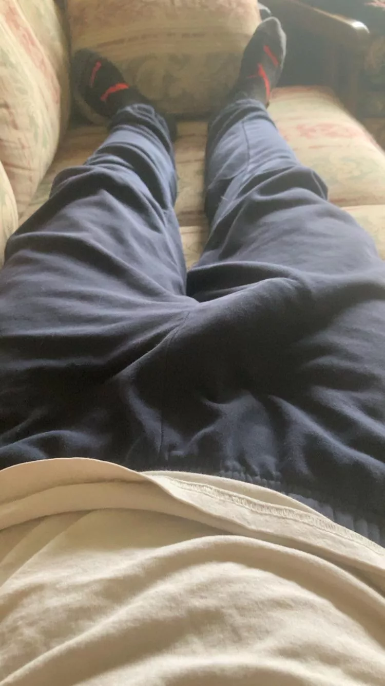 Just relaxing and having my morning coffee